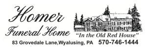 Homer funeral home logo